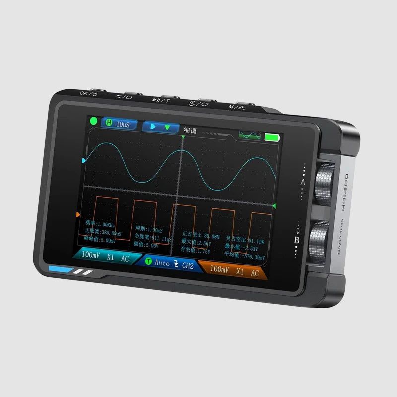 Fnirsi DS-215H 2-IN-1 50MHz Digital Oscilloscope