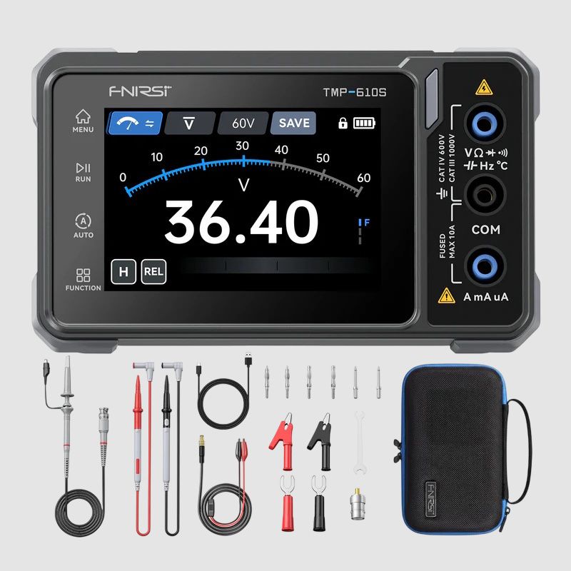Fnirsi TMP-610S TRMS Multimetre ve Osiloskop (3'ü 1 Arada)
